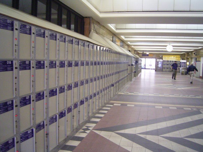 Luggage lockers at Zoo Station