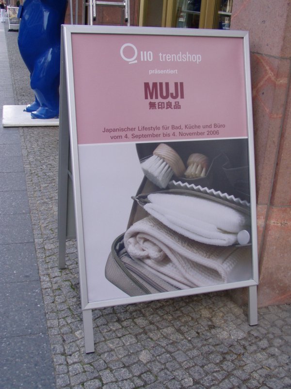Muji sales exhibition, Q110