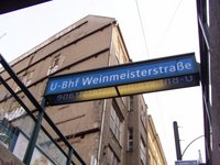 Weinmeisterstrasse U-Bahn station (U8) - entrance