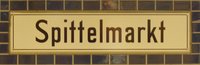 Spittelmarkt station sign