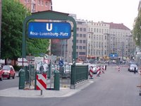 Rosa-Luxemburg-Platz U-Bahn station (U2)