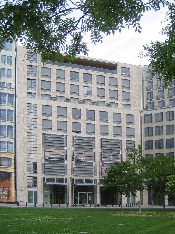 Canadian Embassy in Berlin, seen from Leipziger Platz