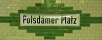 Potsdamer Platz station sign