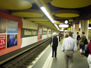Rathaus Steglitz U-Bahn station on Berlin's U9