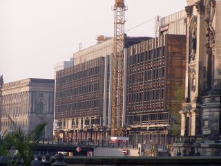 Palast der Republik from the side facing the Spree