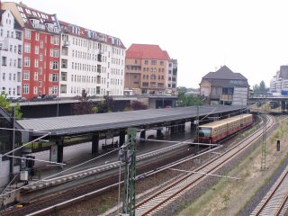 Messe-Nord ICC (Witzleben) Station on the Berlin S-Bahn (Ring Line)